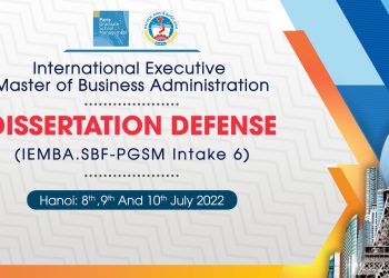 Announcement of Intake 06 Dissertation Defense